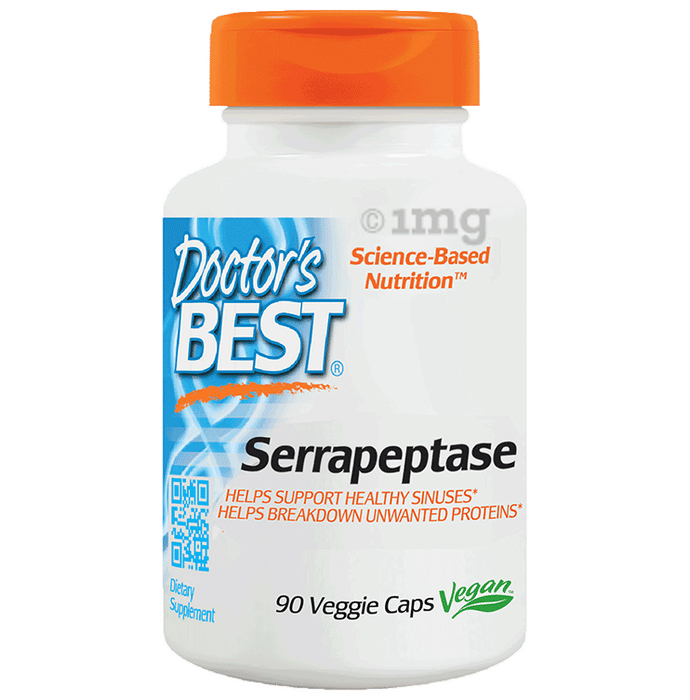 Doctor's Best Serrapeptase Veggie Capsule: Buy bottle of ...