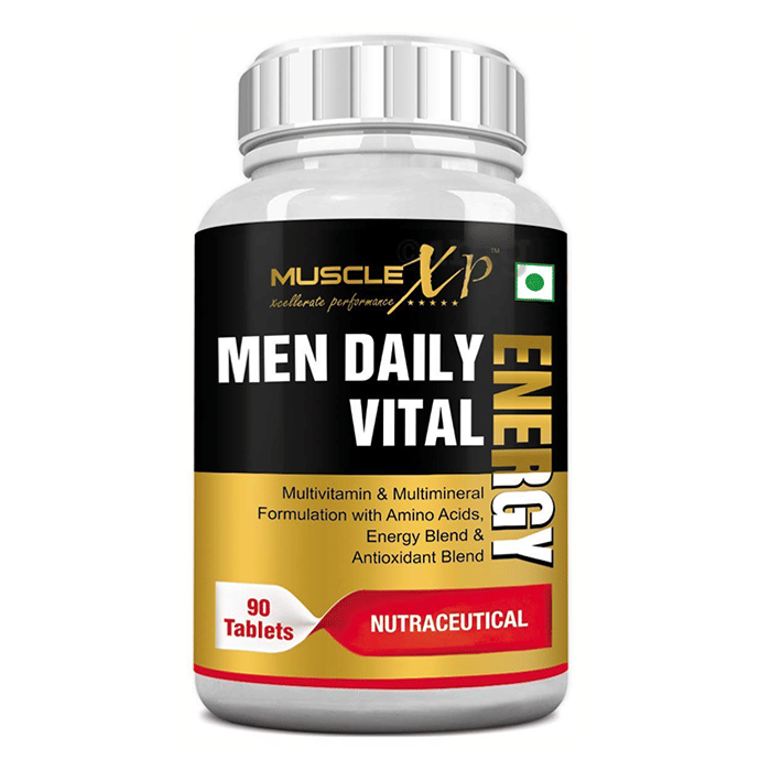MuscleXP Men Daily Vital Energy Tablet Buy bottle of 90 tablets at