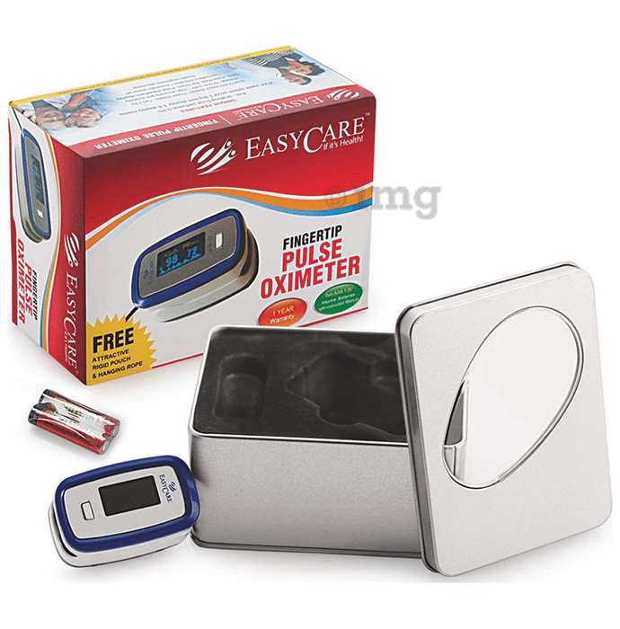 EASYCARE German Tech EC250E Fingertip Pulse Oximeter Blue