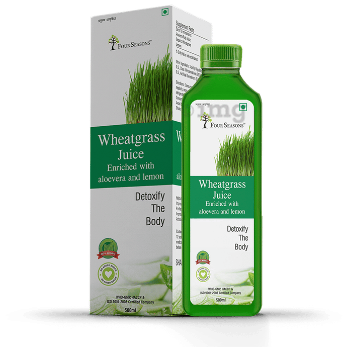 Four Seasons Wheatgrass Juice Buy bottle of 500 ml Juice at best price