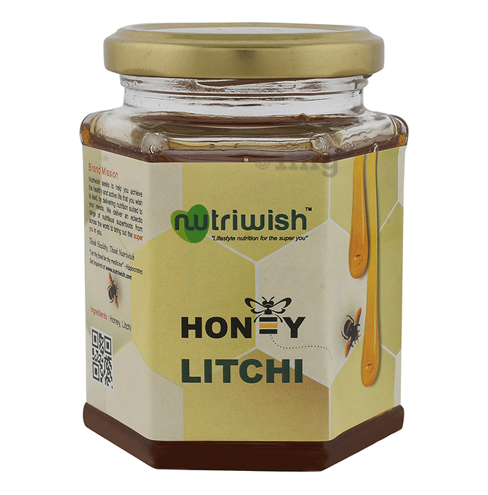 Nutriwish 100 Pure Organic Honey Litchi Buy jar of 350