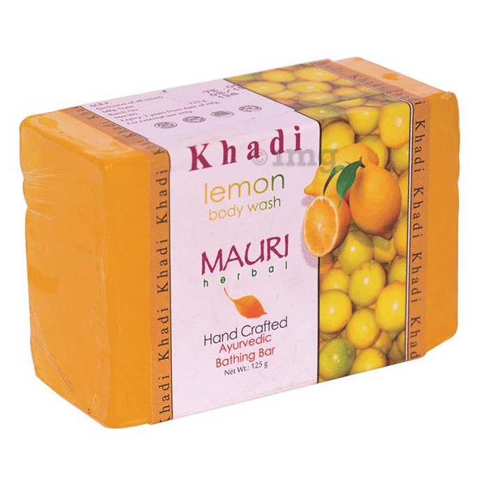 Khadi Mauri Herbal Lemon Soap Buy packet of 125 gm Soap at best price
