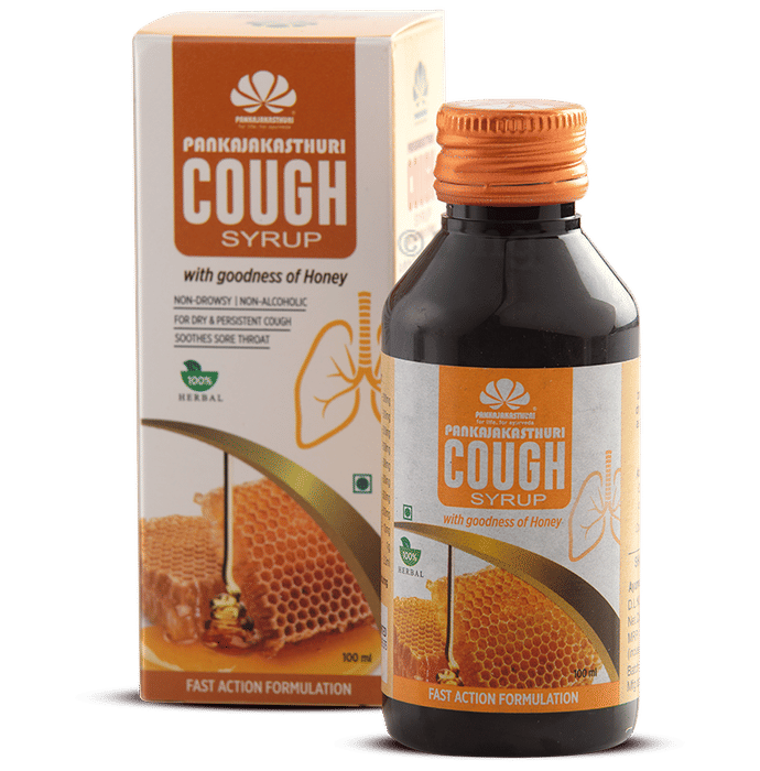 Pankajakasthuri Cough Syrup Honey Buy bottle of 100 ml Syrup at best