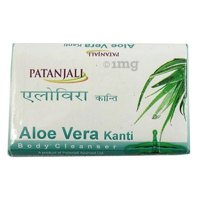 Patanjali Ayurveda Aloe Vera Kanti Body Cleanser Soap Buy packet of 75