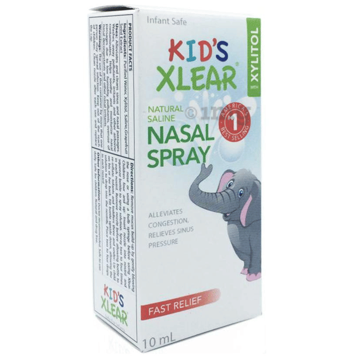 Kid's Xlear Xylitol and Saline Nasal Spray Buy bottle of 10 ml Nasal