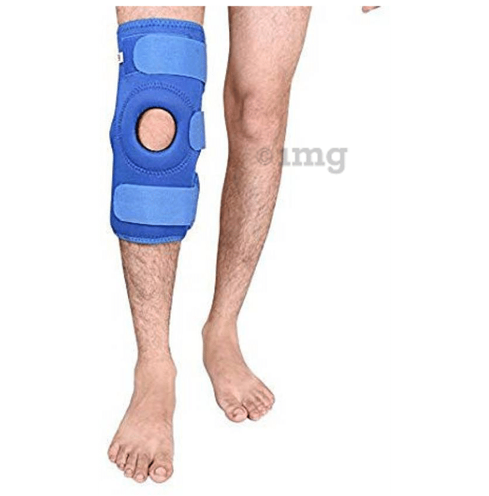 Medtrix Functional Open Patella Hinge Knee Support Medium Blue