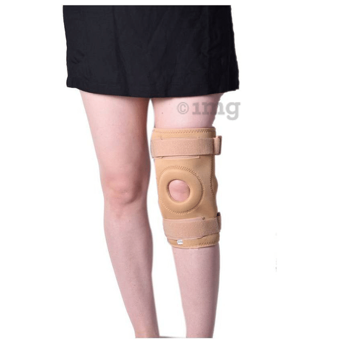 Medtrix Functional Open Patella Hinge Knee Support Medium Beige