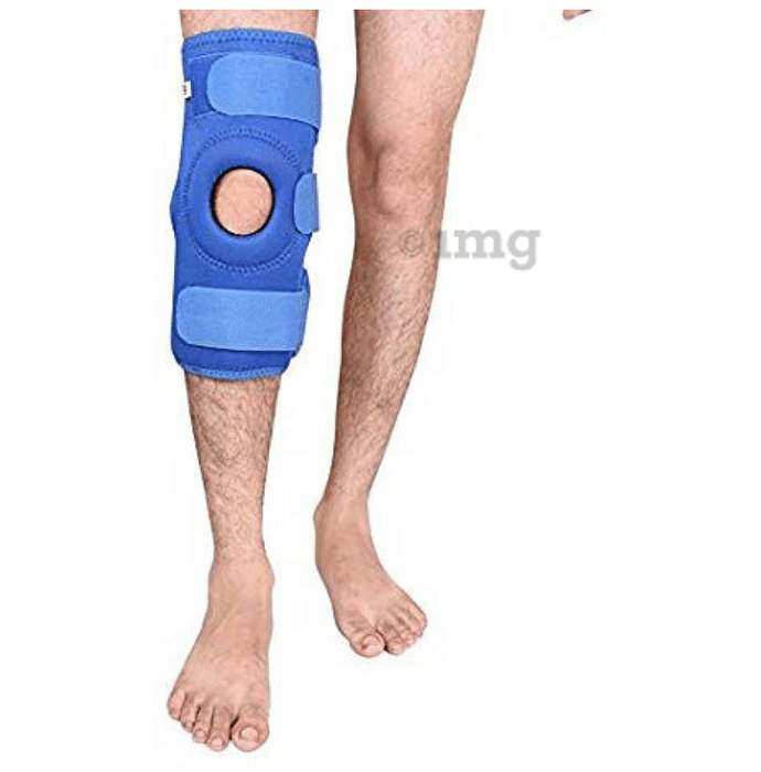Medtrix Functional Open Patella Hinge Knee Support Large Blue