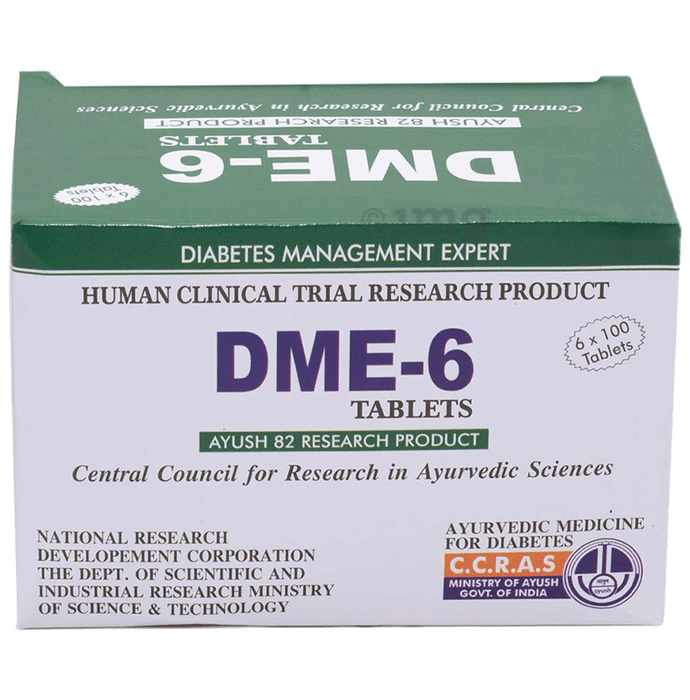 DME 6 Tablet (100 Each): Buy box of 6 bottles at best price in India | 1mg