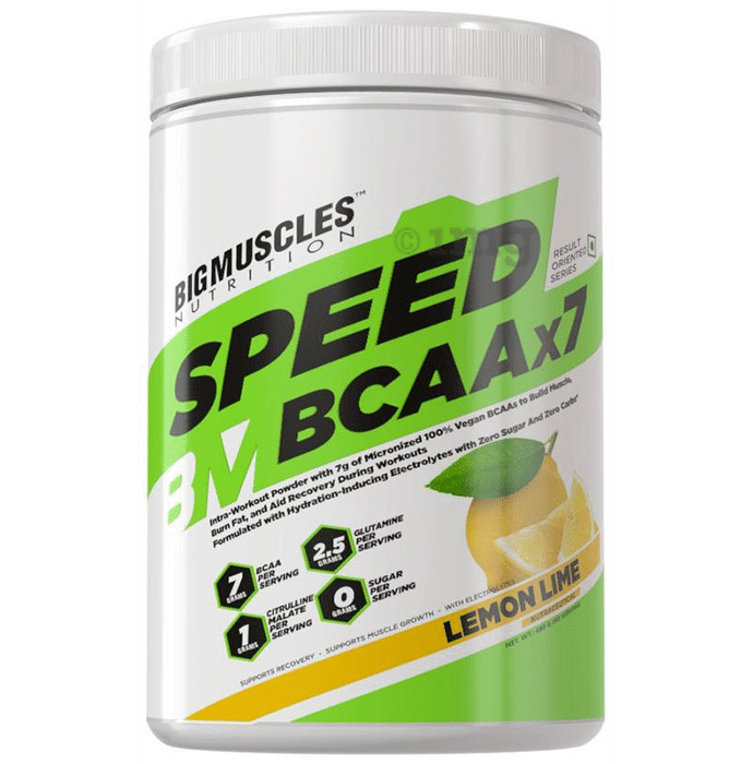 Big  Muscles Nutrition Speed BCAAx7 Lemon and Lime