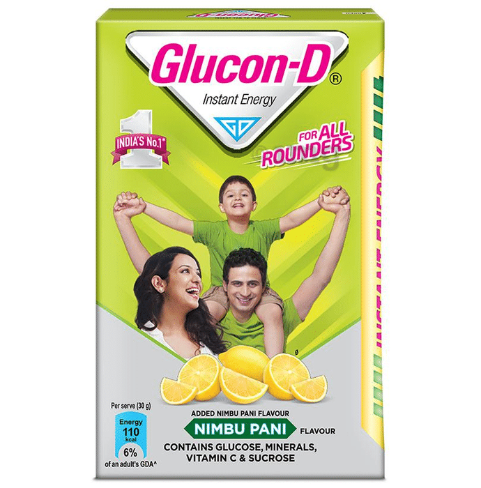 Glucon-D Instant Energy Health Drink Nimbu Pani