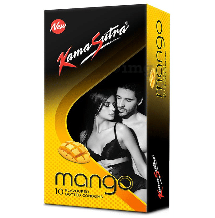 KamaSutra Dotted Condom Mango