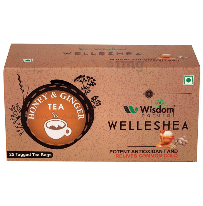 Wisdom Natural Welleshea Tea Honey & Ginger