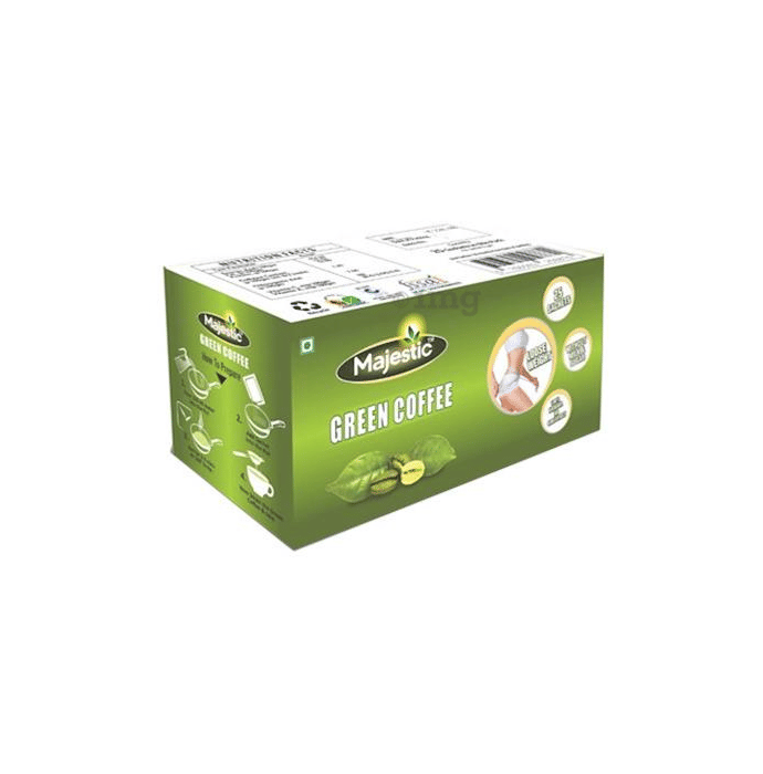 Majestic Green Coffee Sachet Buy box of 25 Sachets at best price in