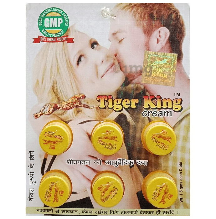 Tiger King Cream Use Karne Ka Tarika In Hindi Naman India Tiger King Cream (1.5gm Each): Buy combo pack of 6 jar at