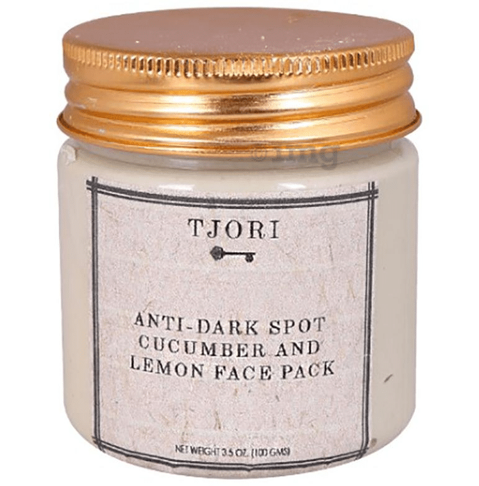 Tjori Anti Dark Spot Cucumber and Lemon Face Pack: Buy jar of 100 gm
