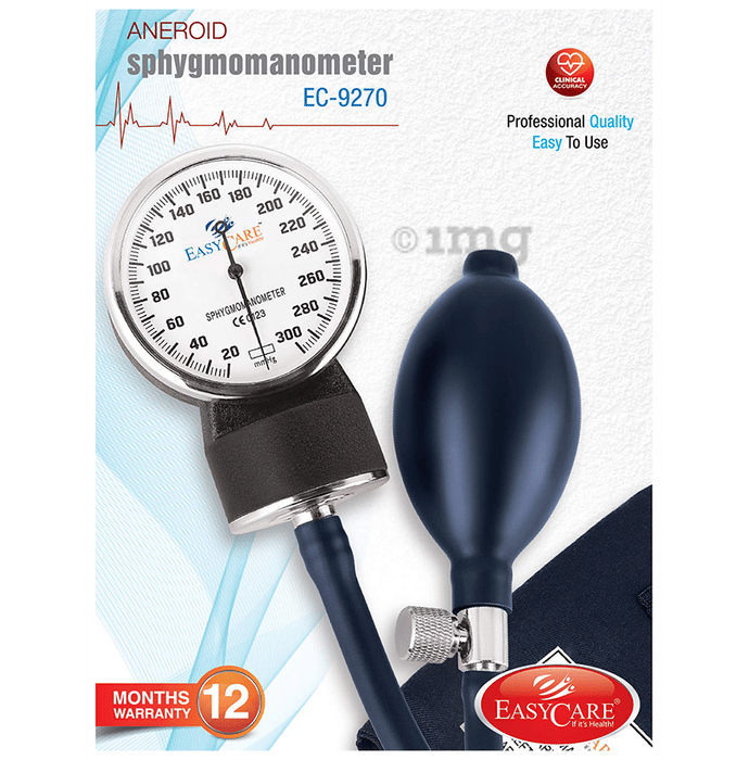 EASYCARE German Tech EC9270 Aneroid Sphygmomanometer Black Buy box of