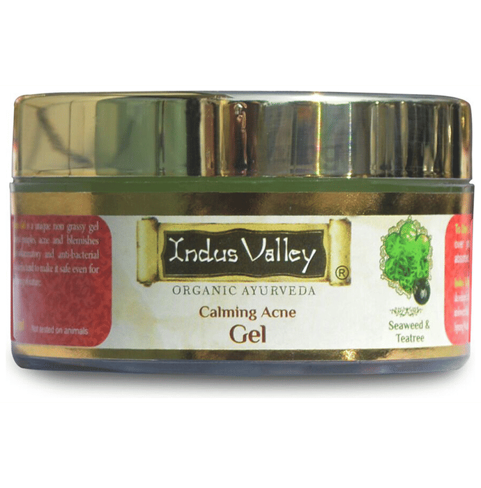 Indus Valley Organic Ayurveda Calming Acne Gel Buy jar of 50 ml Gel at