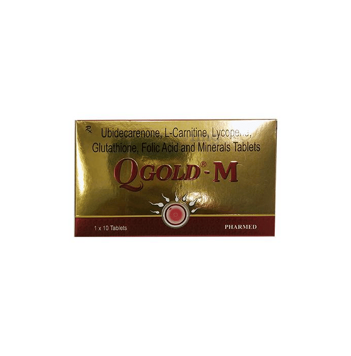 QgoldM Tablet Buy strip of 10 tablets at best price in India 1mg