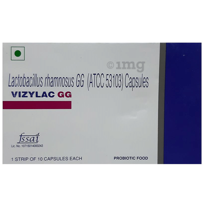 Vizylac Capsule Use In Hindi Vizylac GG Capsule: Buy strip of 10 capsules at best price in India | 1mg