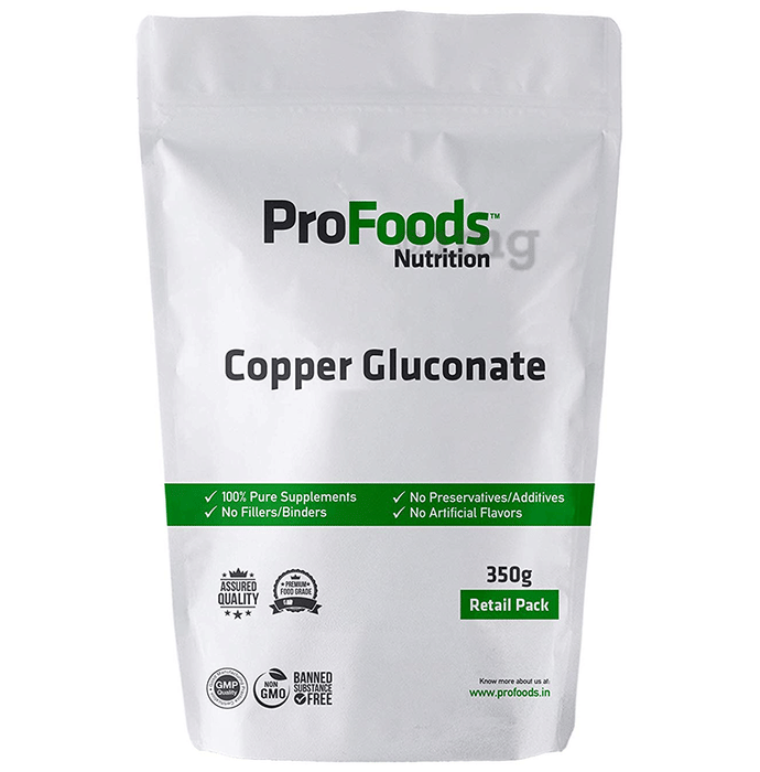 ProFoods Copper Gluconate Buy packet of 350 gm Powder at best price in