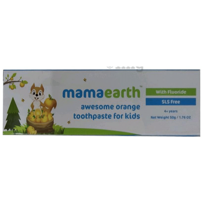 Mamaearth Toothpaste for Kids Awesome Orange 4+ years