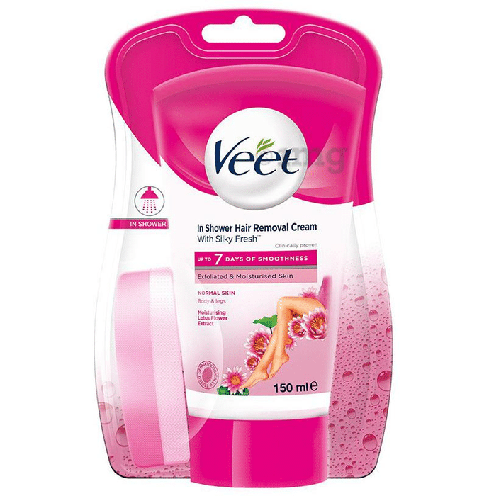Veet In-Shower Hair Removal Cream for Men and Women Normal Skin