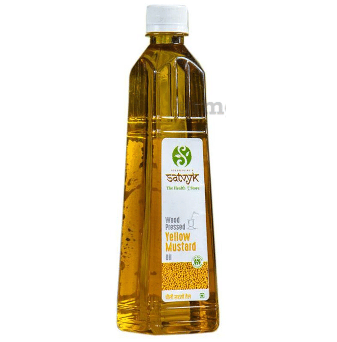 Satvyk Wood Pressed Yellow Mustard Oil