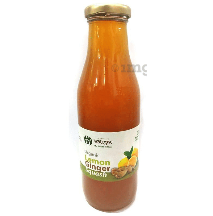 Satvyk Organic Lemon Ginger Squash