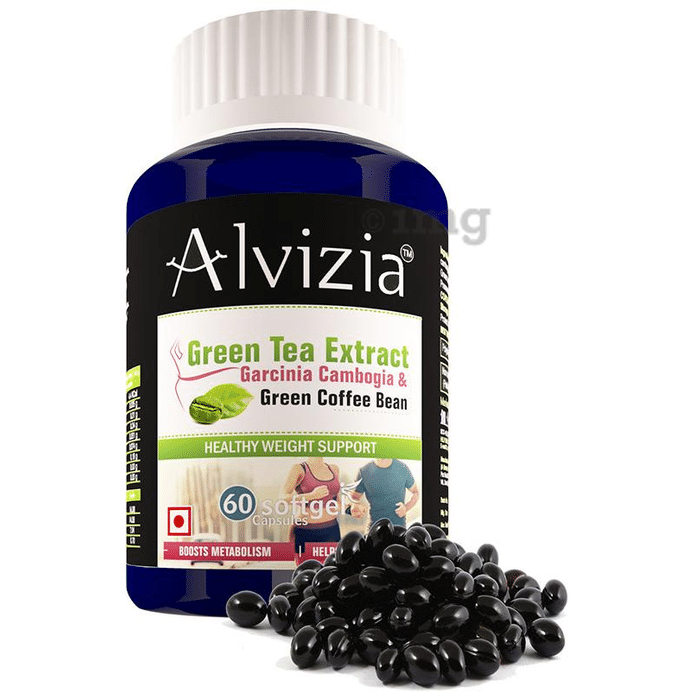 Alvizia Green Tea Extract Garcinia Cambogia Green Coffee Bean Softgel Capsules Buy Bottle Of 60 Soft Gelatin Capsules At Best Price In India 1mg