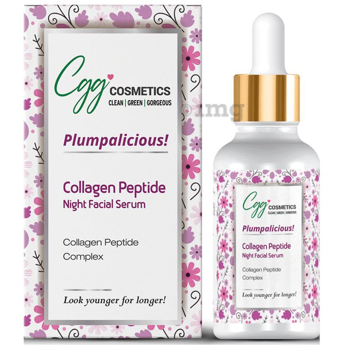 CGG Cosmetics Plumpalicious Collagen Peptide Night Facial Serum