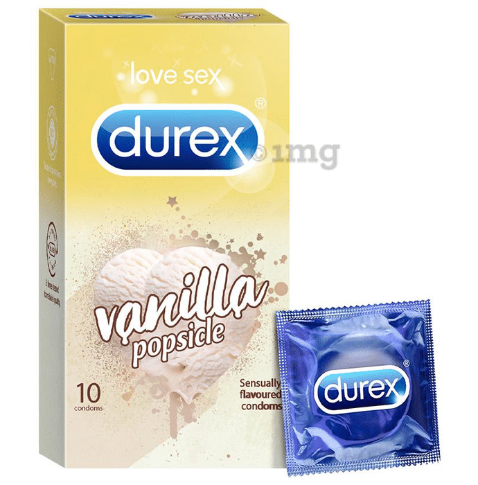 Durex Vanilla Popsicle Flavoured Condom