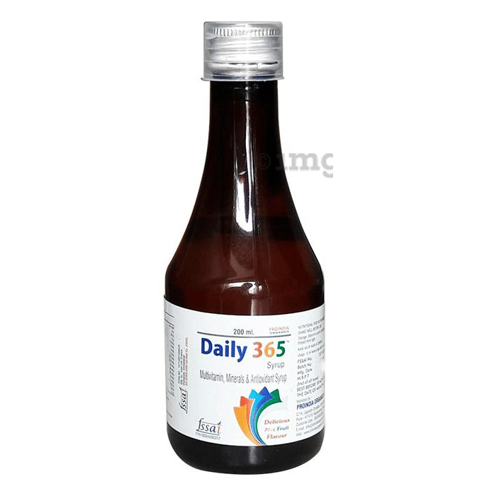 Daily 365 Syrup Buy bottle of 200 ml Syrup at best price in India 1mg