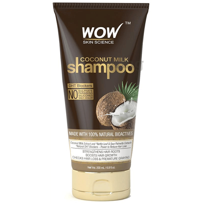 WOW Skin Science Coconut Milk Shampoo Buy tube of 200 ml Shampoo at