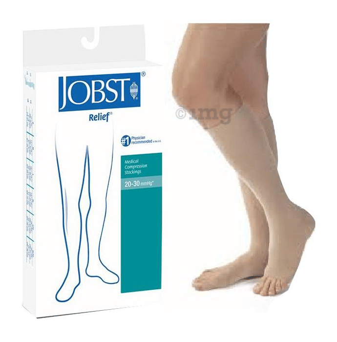 Jobst Relief CCL2 AD Below Knee Medical Compression Stockings Large