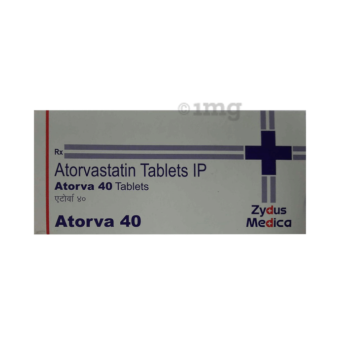 Atorva 40 Tablet View Uses Side Effects Price And Substitutes 1mg