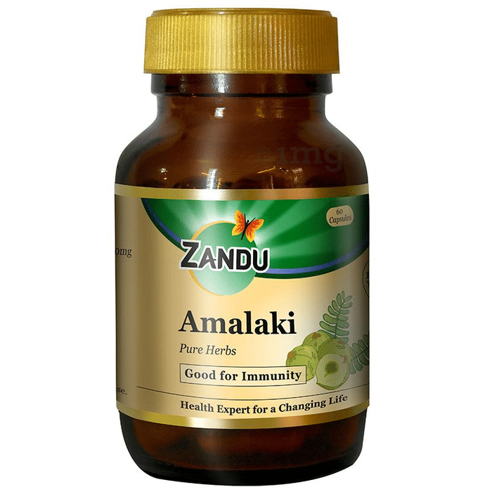 Zandu Amalaki Capsule Buy bottle of 60 capsules at best price in India