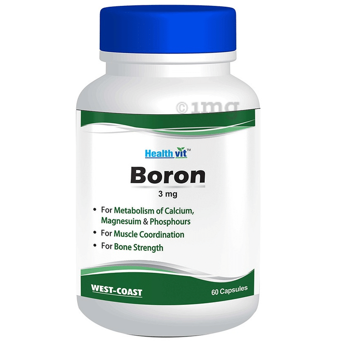HealthVit Boron 3mg Capsule