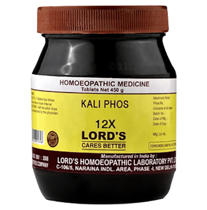 Lord's Kali Phos Biochemic Tablet 12X