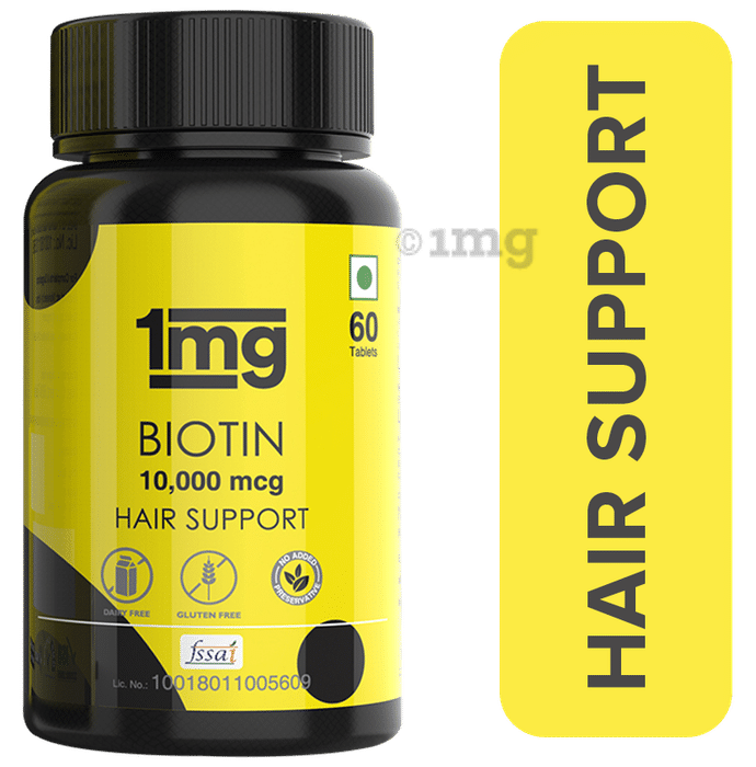 1mg Biotin 10000mcg Tablet