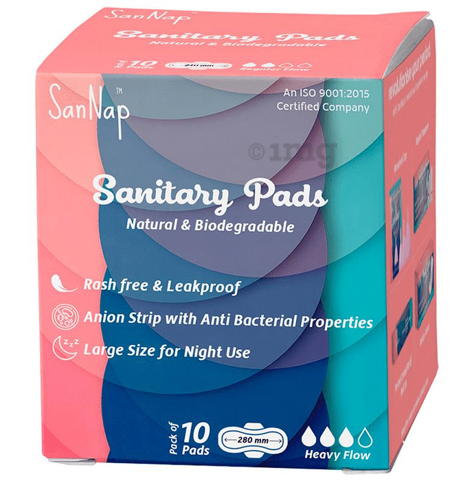 SanNap Sanitary Pads Heavy Flow