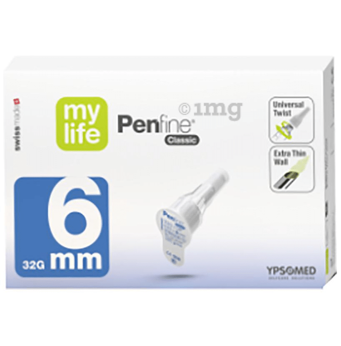 My life Penfine Classic Pen Needle 6mm 32G