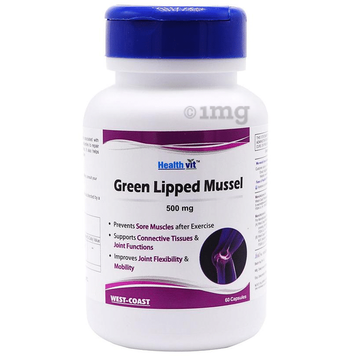 HealthVit Green Lipped Mussel 500mg Capsule
