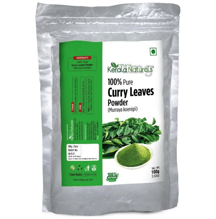 Kerala Naturals 100 Pure Curry Leaves Powder Buy packet of 100 gm