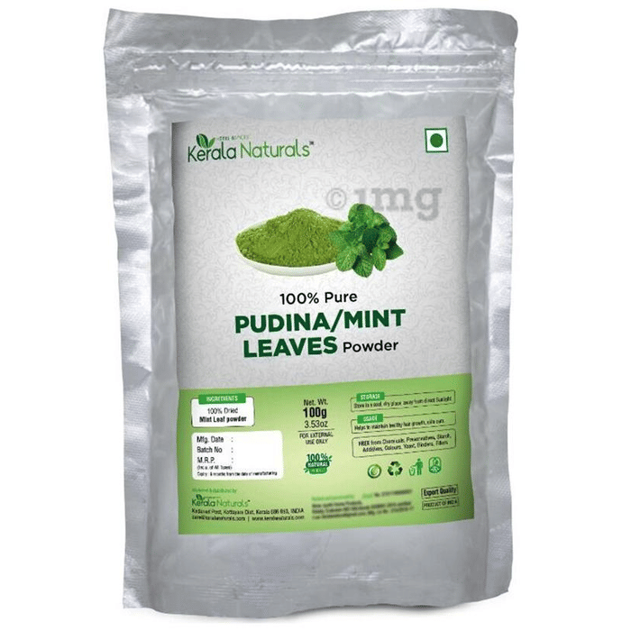 Kerala Naturals 100 Pure Pudina/Mint Leaves Powder Buy packet of 100