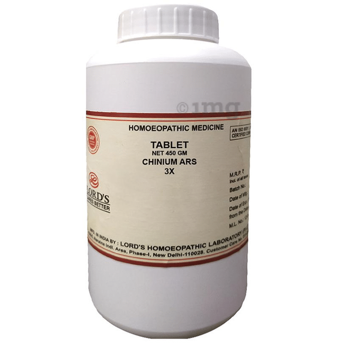 Lord's Chinium Ars Trituration Tablet 3X