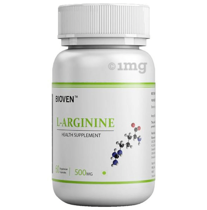Bioven L-Arginine 500mg Vegetarian Capsule
