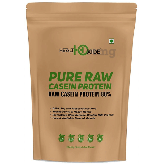 HealthOxide Pure Raw Casein Protein 80% Powder