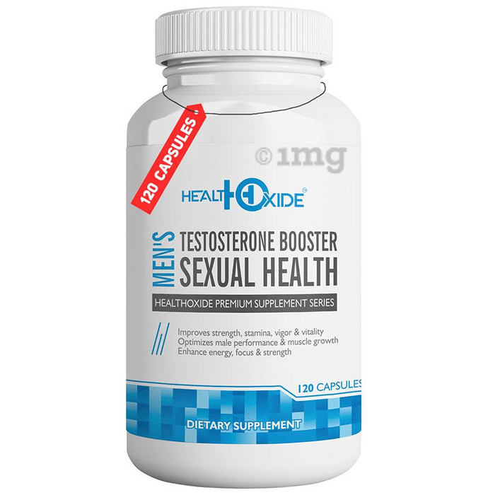 HealthOxide Men's Testosterone Booster Capsule Buy bottle of 120