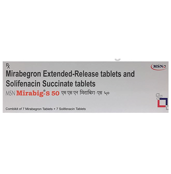 Msn Mirabig S 50 Combikit View Uses Side Effects Price And Substitutes 1mg